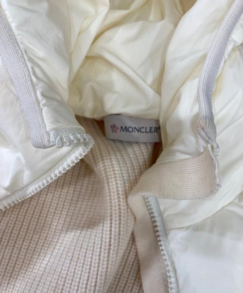 MONCLER（モンクレール）MONCLER (モンクレール) MAGLIA TRICOT CARDIGAN アイボリー サイズ:14の古着・服飾アイテム