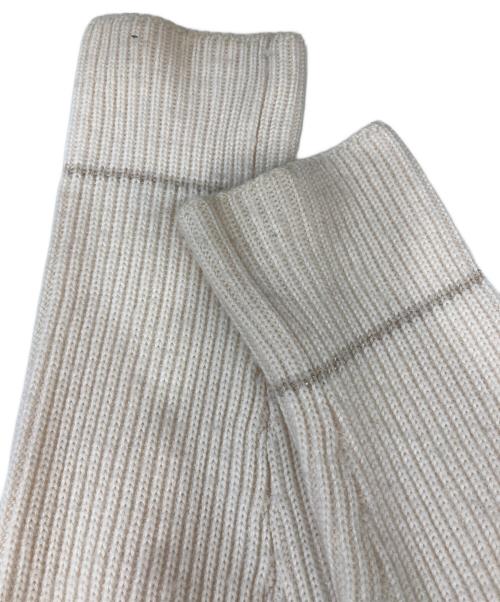 MONCLER（モンクレール）MONCLER (モンクレール) MAGLIA TRICOT CARDIGAN アイボリー サイズ:14の古着・服飾アイテム