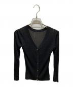 Diagramダイアグラム）の古着「薄手カーディガン」｜ブラック