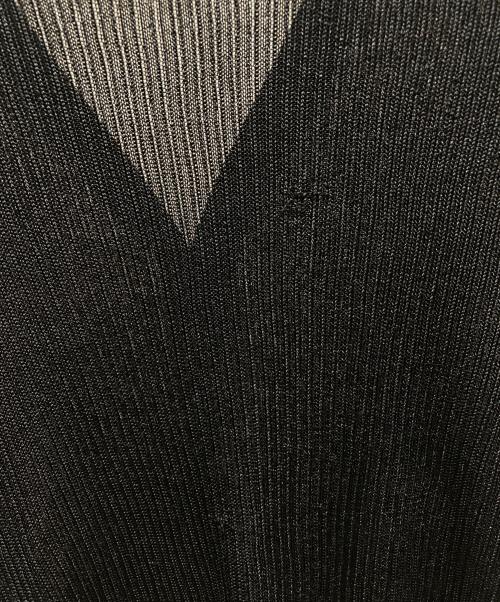 Diagram（ダイアグラム）Diagram (ダイアグラム) 薄手カーディガン ブラック サイズ:36の古着・服飾アイテム