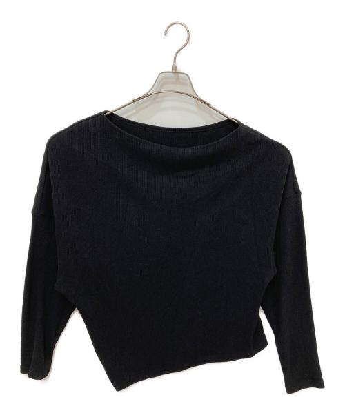 Diagram（ダイアグラム）Diagram (ダイアグラム) アシメテレコカットTOP ブラック サイズ:36の古着・服飾アイテム