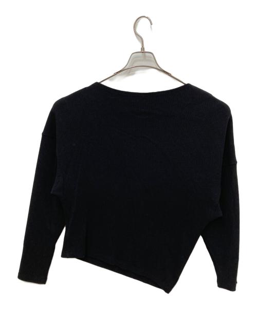 Diagram（ダイアグラム）Diagram (ダイアグラム) アシメテレコカットTOP ブラック サイズ:36の古着・服飾アイテム
