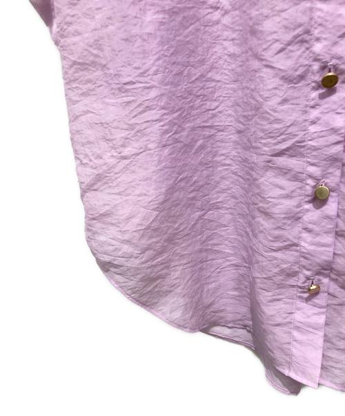 Diagram（ダイアグラム）Diagram (ダイアグラム) ドルマリンシアーシャツ パープル サイズ:36の古着・服飾アイテム