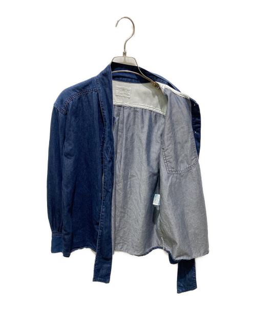 GRACE CLASS（グレースクラス）GRACE CLASS (グレースクラス) デニムボウタイシャツ インディゴ サイズ:36の古着・服飾アイテム