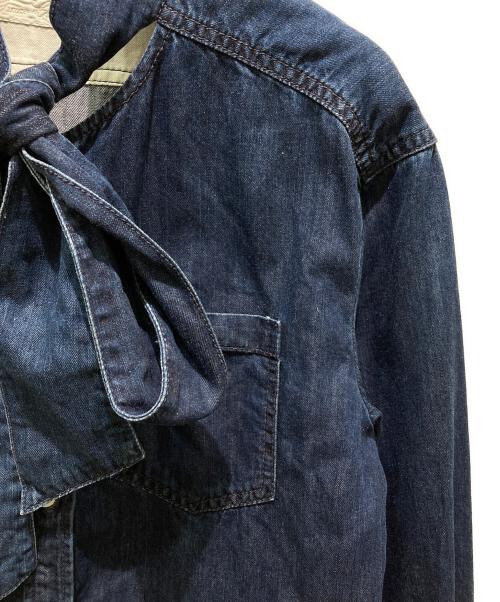GRACE CLASS（グレースクラス）GRACE CLASS (グレースクラス) デニムボウタイシャツ インディゴ サイズ:36の古着・服飾アイテム