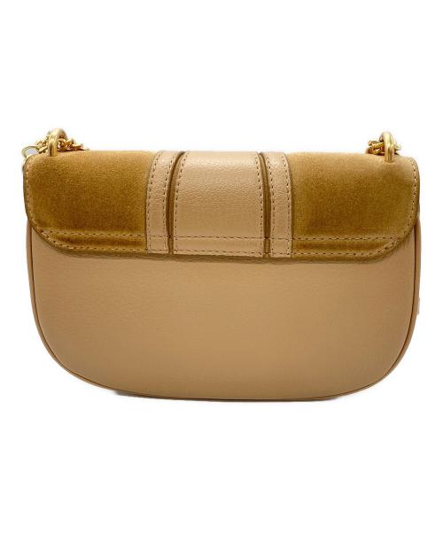 SEE BY CHLOE（シーバイクロエ）SEE BY CHLOE (シーバイクロエ) チェーンショルダーフラップバッグ ベージュの古着・服飾アイテム