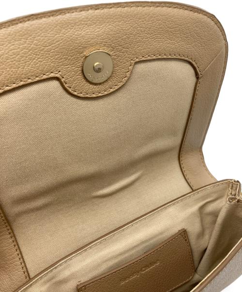 SEE BY CHLOE（シーバイクロエ）SEE BY CHLOE (シーバイクロエ) チェーンショルダーフラップバッグ ベージュの古着・服飾アイテム