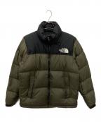 THE NORTH FACEザ ノース フェイス）の古着「NUPTSE JACKET　ヌプシジャケット」｜ブラック×カーキ