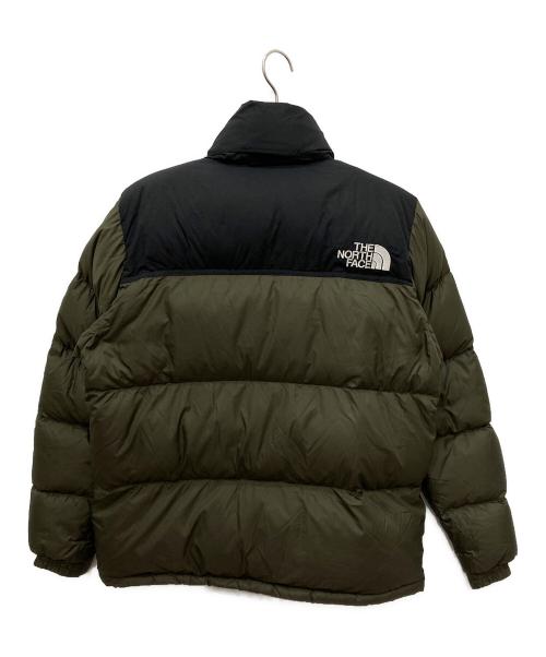 THE NORTH FACE（ザ ノース フェイス）THE NORTH FACE (ザ ノース フェイス) NUPTSE JACKET　ヌプシジャケット ブラック×カーキ サイズ:Mの古着・服飾アイテム