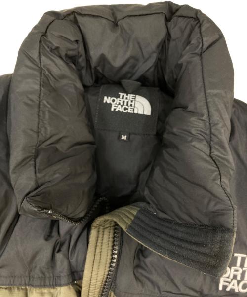 THE NORTH FACE（ザ ノース フェイス）THE NORTH FACE (ザ ノース フェイス) NUPTSE JACKET　ヌプシジャケット ブラック×カーキ サイズ:Mの古着・服飾アイテム