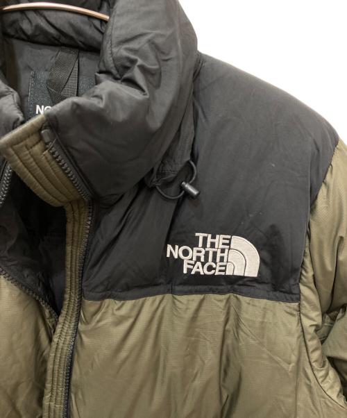 THE NORTH FACE（ザ ノース フェイス）THE NORTH FACE (ザ ノース フェイス) NUPTSE JACKET　ヌプシジャケット ブラック×カーキ サイズ:Mの古着・服飾アイテム