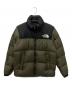 THE NORTH FACE（ザ ノース フェイス）の古着「NUPTSE JACKET　ヌプシジャケット」｜ブラック×カーキ