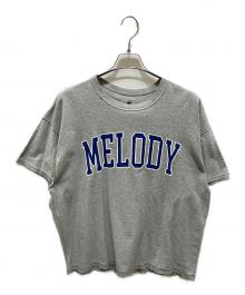 ISNESS MUSIC（イズネス ミュージック）の古着「プリントTシャツ」｜グレー