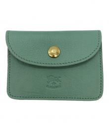 IL BISONTE（イル ビゾンテ）の古着「カードケース」｜黄緑