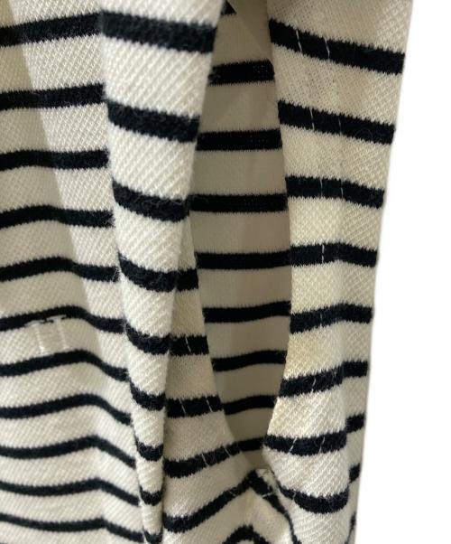 HER LIP TO（ハーリップトゥ）HER LIP TO (ハーリップトゥ) French Sleeve Polo Mini Dress ブラック×ホワイト サイズ:Ｓの古着・服飾アイテム