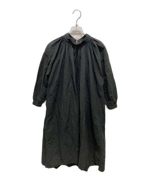 マキマロ（マキマロ）マキマロ (マキマロ) ブラウスワンピース ブラック サイズ:記載なしの為実寸参照の古着・服飾アイテム