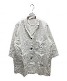 Atelier d'antan（アトリエダンタン）の古着「リネンコート」｜ホワイト