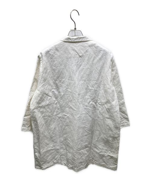 Atelier d'antan（アトリエダンタン）atelier d'antan (アトリエダンタン) リネンコート ホワイト サイズ:1の古着・服飾アイテム