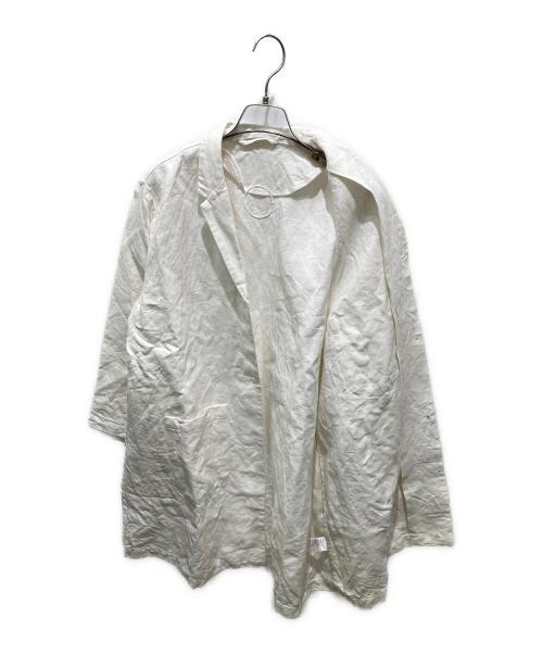 Atelier d'antan（アトリエダンタン）atelier d'antan (アトリエダンタン) リネンコート ホワイト サイズ:1の古着・服飾アイテム