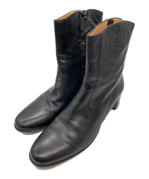 HERMES（エルメス）HERMES (エルメス) エブリン ショートブーツ ブラック サイズ: 37.5の古着・服飾アイテム