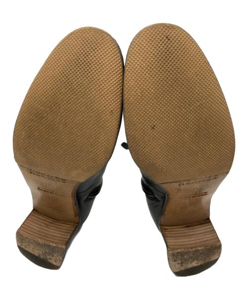 HERMES（エルメス）HERMES (エルメス) エブリン ショートブーツ ブラック サイズ: 37.5の古着・服飾アイテム