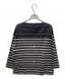 Jean Paul GAULTIER (ジャンポールゴルチェ) メジャー柄ボートネックブラウス ブラック サイズ:38：6000円