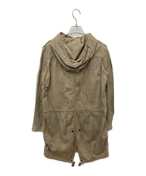 Hysteric Glamour（ヒステリックグラマー）Hysteric Glamour (ヒステリックグラマー) ダメージ加工プルオーバーミタリーコート ベージュ サイズ:FREEの古着・服飾アイテム
