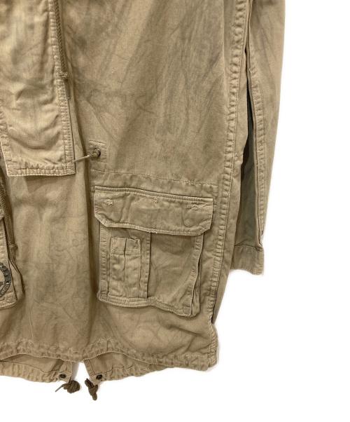 Hysteric Glamour（ヒステリックグラマー）Hysteric Glamour (ヒステリックグラマー) ダメージ加工プルオーバーミタリーコート ベージュ サイズ:FREEの古着・服飾アイテム