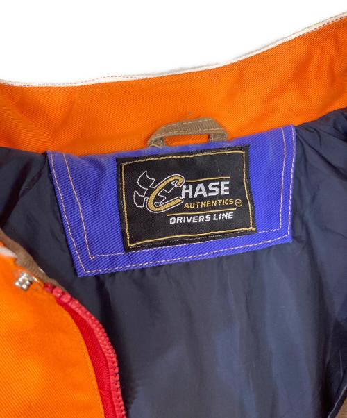 JH DESIGN CHASE AUTHENTICS（ジェイエイチデザイン チェイス オーセンティック）JH DESIGN CHASE AUTHENTICS (ジェイエイチデザイン チェイス オーセンティック) BUDWEISER (バドワイザー) レーシングジャケット オレンジ サイズ:記載なしの為実寸参照の古着・服飾アイテム