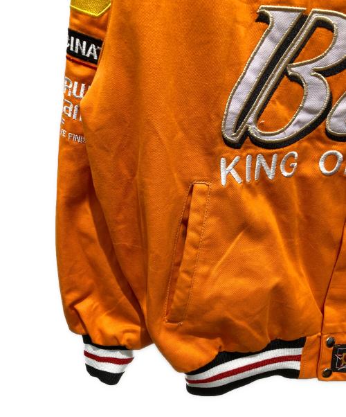 JH DESIGN CHASE AUTHENTICS（ジェイエイチデザイン チェイス オーセンティック）JH DESIGN CHASE AUTHENTICS (ジェイエイチデザイン チェイス オーセンティック) BUDWEISER (バドワイザー) レーシングジャケット オレンジ サイズ:記載なしの為実寸参照の古着・服飾アイテム
