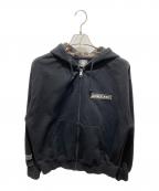 AVIREXアヴィレックス）の古着「ZIP UP HOODIE」｜ブラック