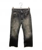 Acne studiosアクネ ストゥディオズ）の古着「ルーズフィットジーンズ」｜ブラック