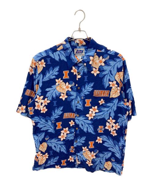 Reynsports（レインスポーツ）Reynsports (レインスポーツ) アロハシャツ ブルー サイズ:XLの古着・服飾アイテム