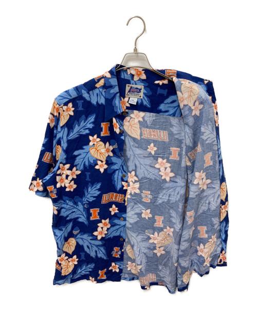 Reynsports（レインスポーツ）Reynsports (レインスポーツ) アロハシャツ ブルー サイズ:XLの古着・服飾アイテム