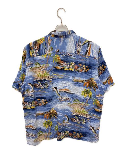 reyn spooner（レイン スプナー）reyn spooner (レイン スプナー) アロハシャツ ブルー サイズ:XXLの古着・服飾アイテム