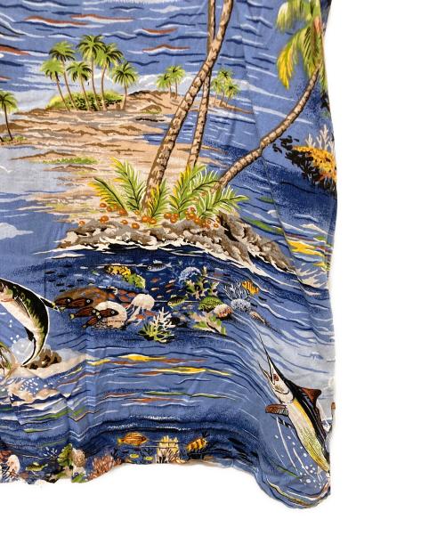 reyn spooner（レイン スプナー）reyn spooner (レイン スプナー) アロハシャツ ブルー サイズ:XXLの古着・服飾アイテム