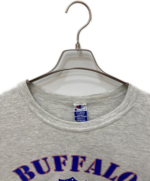Champion（チャンピオン）Champion (チャンピオン) プリントTシャツ グレー サイズ:XLの古着・服飾アイテム