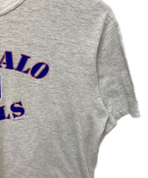 Champion（チャンピオン）Champion (チャンピオン) プリントTシャツ グレー サイズ:XLの古着・服飾アイテム