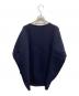 mizuiro-ind (ミズイロインド) クルーネックコクーンプルオーバー ネイビー サイズ:記載なしの為実寸参照：5000円