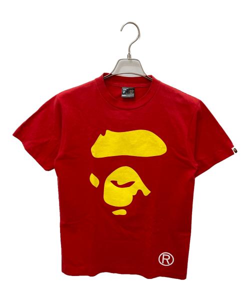 BAPE BY A BATHING APE（ベイプバイアベイシングエイプ）BAPE BY A BATHING APE (ベイプバイアベイシングエイプ) プリントTシャツ レッド サイズ:Ｍの古着・服飾アイテム