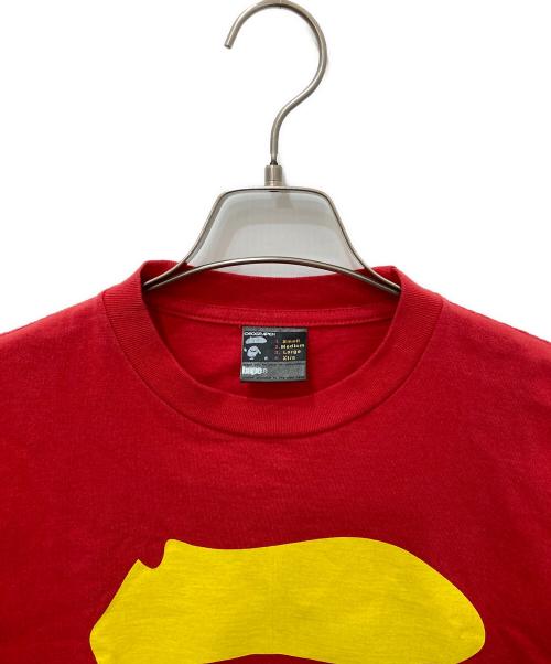 BAPE BY A BATHING APE（ベイプバイアベイシングエイプ）BAPE BY A BATHING APE (ベイプバイアベイシングエイプ) プリントTシャツ レッド サイズ:Ｍの古着・服飾アイテム