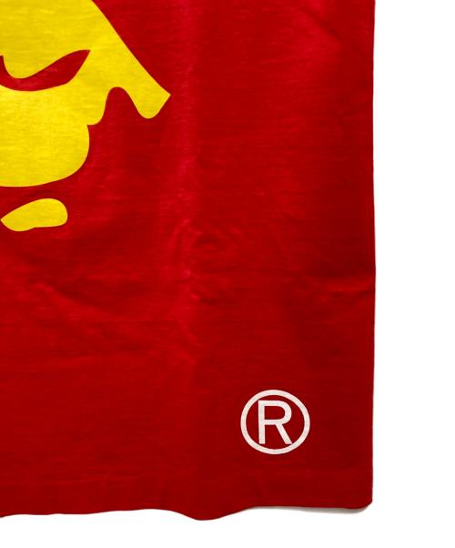 BAPE BY A BATHING APE（ベイプバイアベイシングエイプ）BAPE BY A BATHING APE (ベイプバイアベイシングエイプ) プリントTシャツ レッド サイズ:Ｍの古着・服飾アイテム