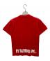 BAPE BY A BATHING APE (ベイプバイアベイシングエイプ) プリントTシャツ レッド サイズ:Ｍ：8000円