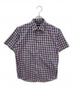 THE NORTH FACEザ ノース フェイス）の古着「半袖シャツ」｜ネイビー×レッド