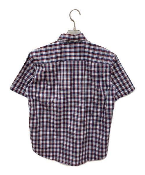 THE NORTH FACE（ザ ノース フェイス）THE NORTH FACE (ザ ノース フェイス) 半袖シャツ ネイビー×レッド サイズ:Mの古着・服飾アイテム