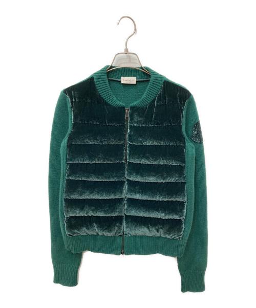 MONCLER（モンクレール）MONCLER (モンクレール) MAGLIONE TRICOT グリーン サイズ:記載無しの為実寸参照の古着・服飾アイテム