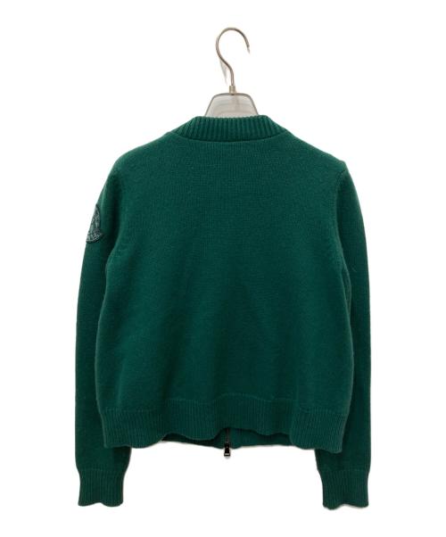 MONCLER（モンクレール）MONCLER (モンクレール) MAGLIONE TRICOT グリーン サイズ:記載無しの為実寸参照の古着・服飾アイテム