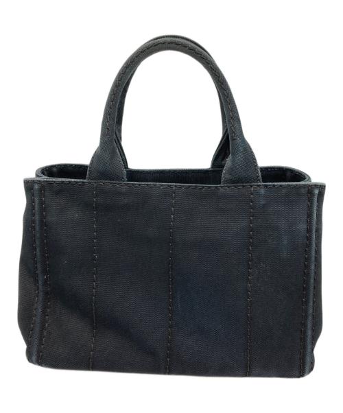 PRADA（プラダ）PRADA (プラダ) カナパ2WAYトートバッグ ブラックの古着・服飾アイテム