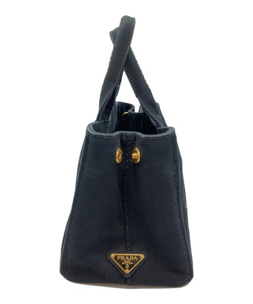 PRADA（プラダ）PRADA (プラダ) カナパ2WAYトートバッグ ブラックの古着・服飾アイテム