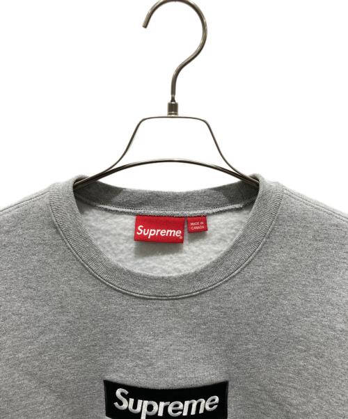 SUPREME（シュプリーム）SUPREME (シュプリーム) Box Logo Crewneck Heather グレー サイズ:Ｍの古着・服飾アイテム